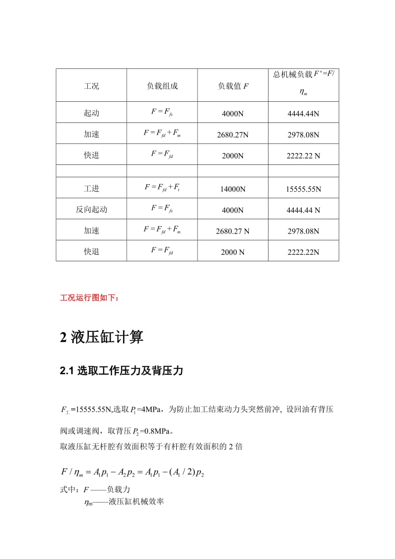 卧式钻镗组合机床的液压动力液压系统课程设计.doc_第3页