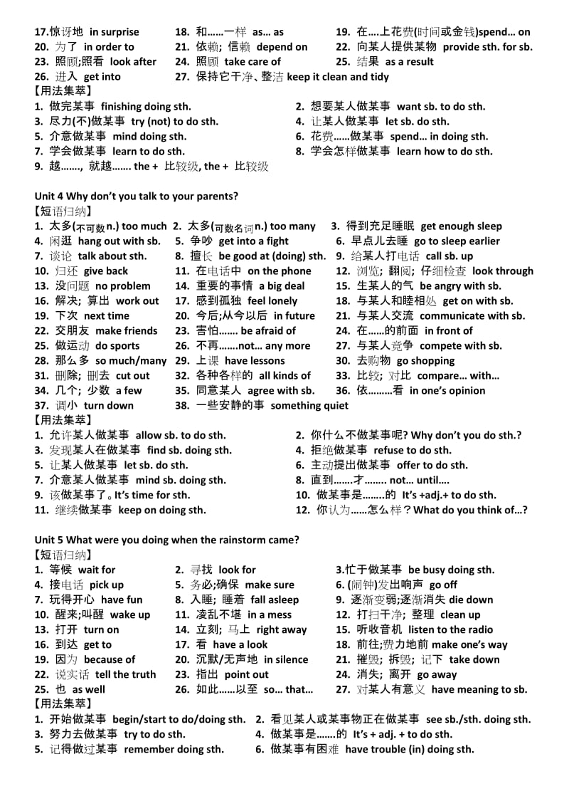 (完整版)人教版英语八年级下册所有短语归纳.docx_第2页