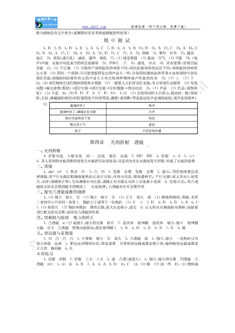 八年级初二上物理补充习题答案...doc_第3页