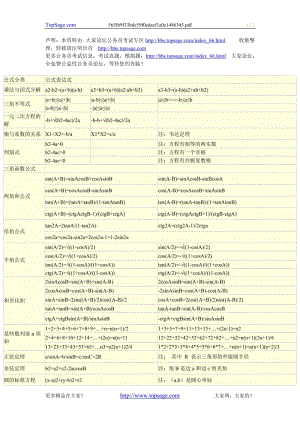 公务员考试计算题常用基本数学公式.doc