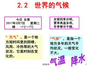 区域地理2.2世界的气候[教学文书].ppt