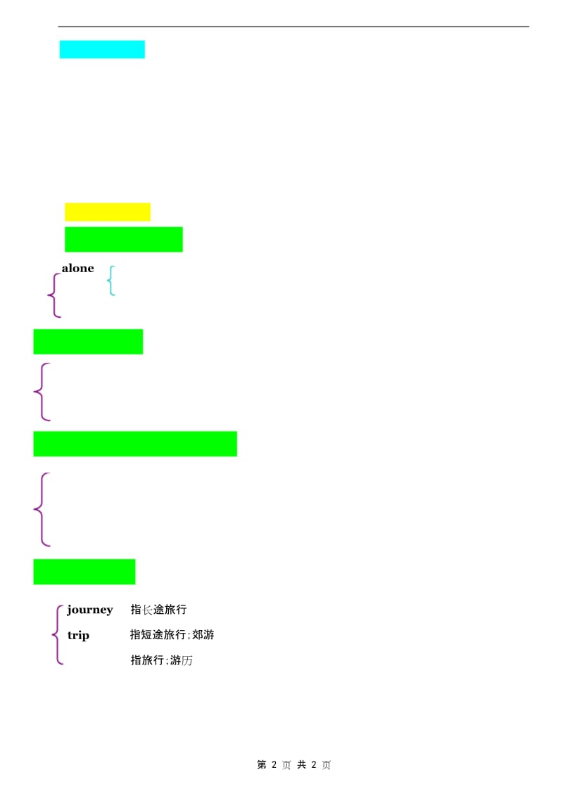 人教版八年级下册英语Unit2重点知识汇总.docx_第2页