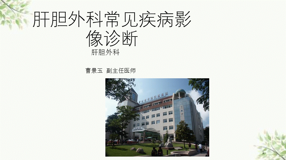 肝胆外科常见疾病CT阅课件.ppt_第1页