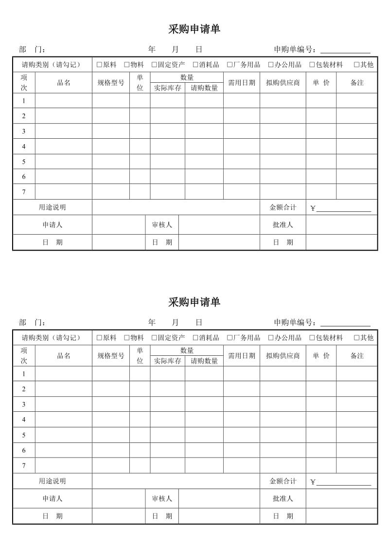 申请采购单.doc_第1页