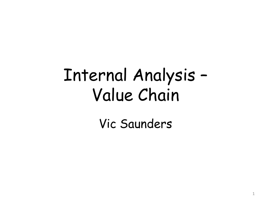 价值链-Value Chain.ppt_第1页