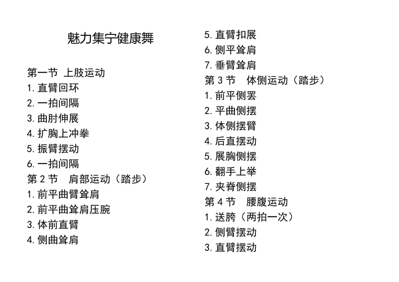 魅力集宁健康舞动作名称.doc_第1页