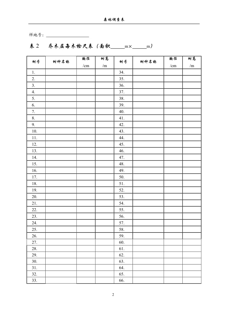 森林调查表.doc_第2页