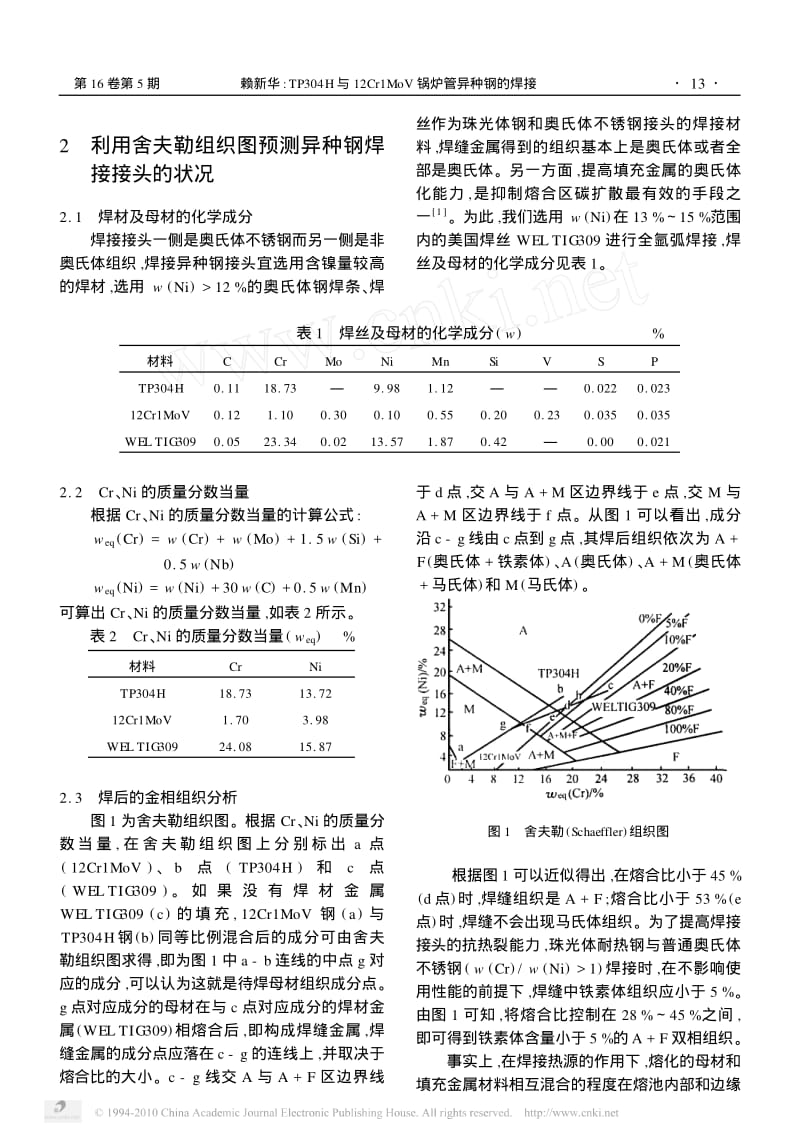 TP304H与12Cr1MoV锅炉管异种钢的焊接.pdf_第2页