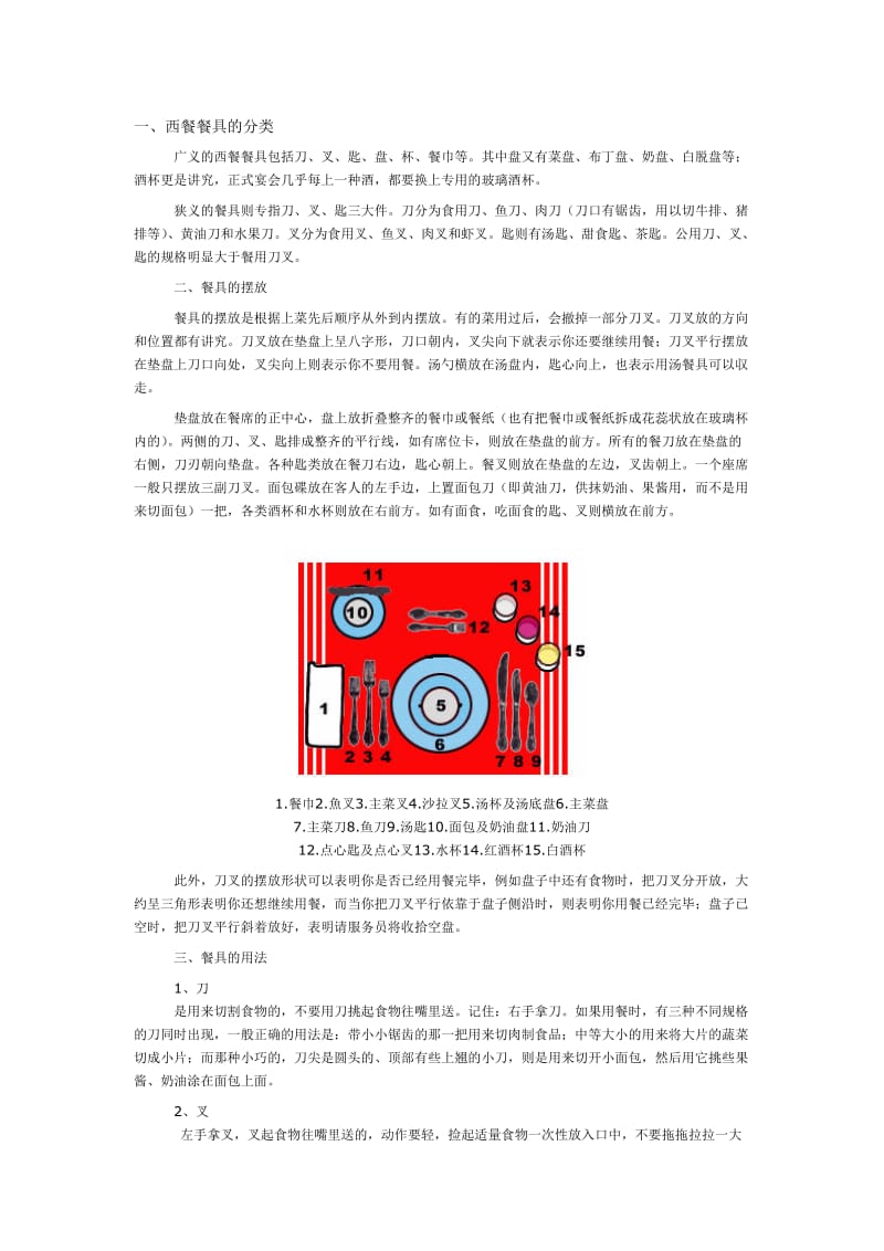 西餐的刀叉勺.doc_第1页