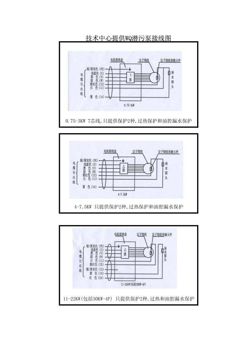 上海连成WQ潜污泵接线图.pdf_第1页