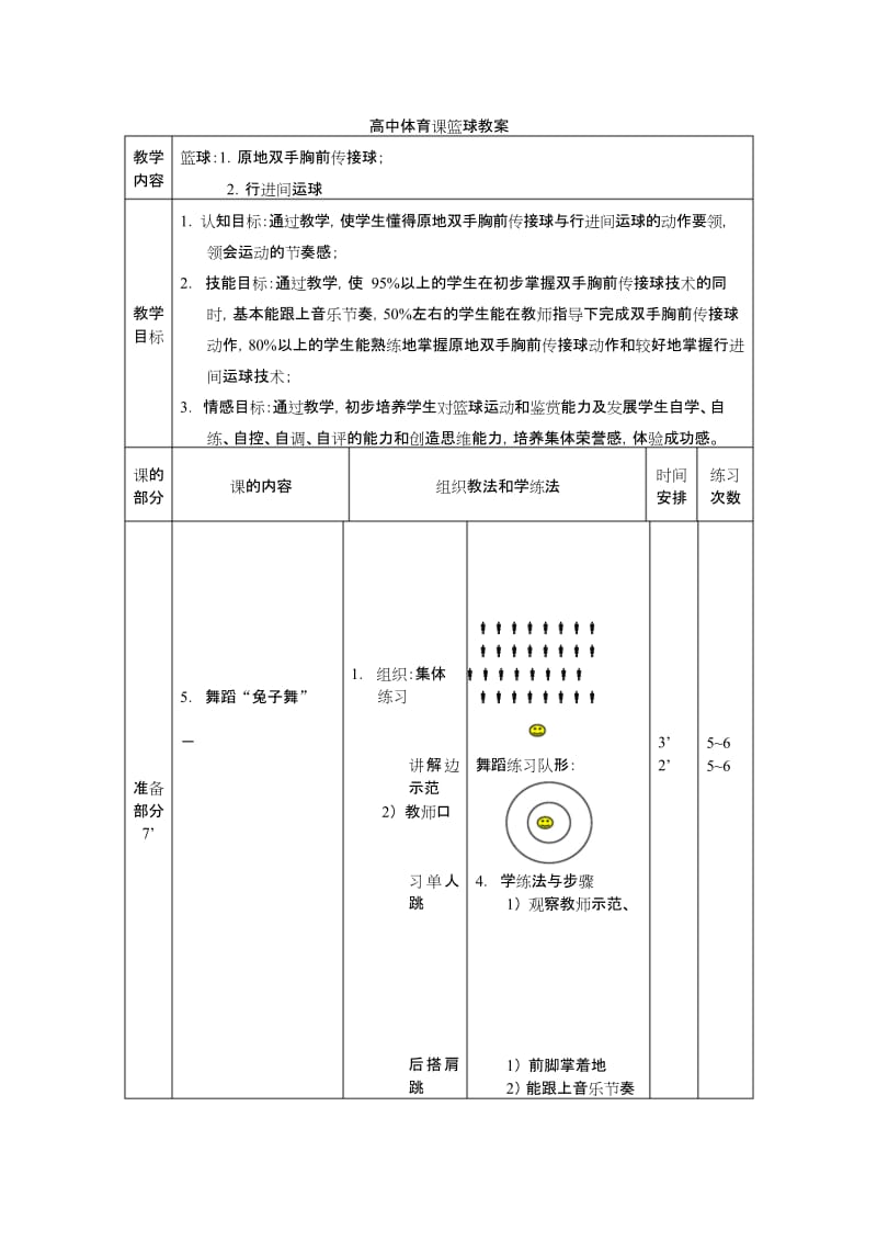 高中体育课(高中篮球教案)..docx_第1页