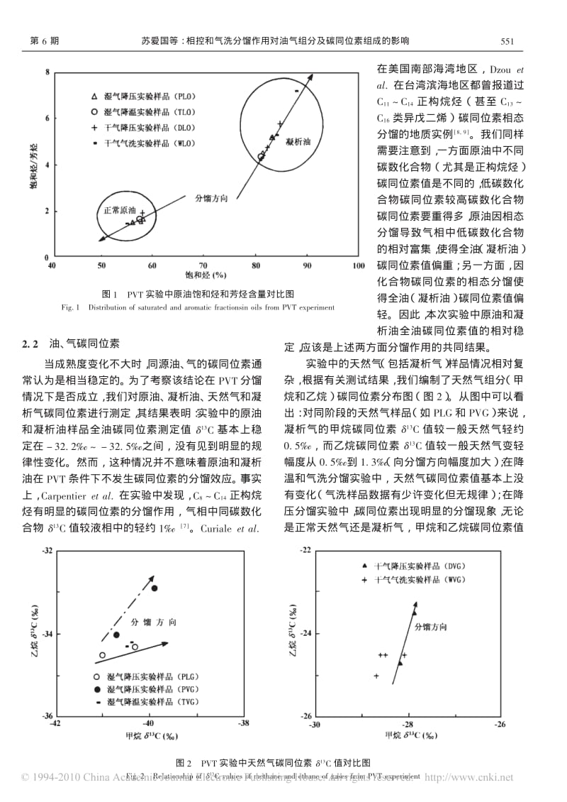 相控和气洗分馏作用对油气组分及碳同位素组成的影响.pdf_第3页