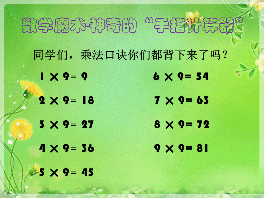 魔法数学-神奇的手指计算器.ppt_第2页