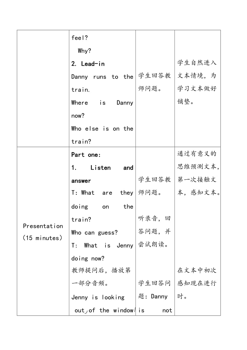 新冀教版五年级英语下册《Unit 1 Going to Beijing. Lesson 2 What Are You Doing.》教案_20.doc_第3页