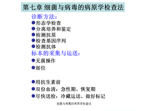 细菌与病毒的病原学检查法（经典实用）.ppt