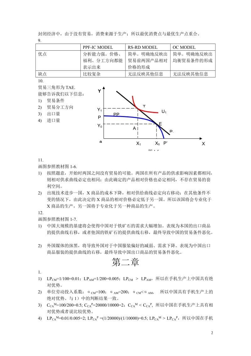 国际贸易理论与政策习题答案.doc_第2页