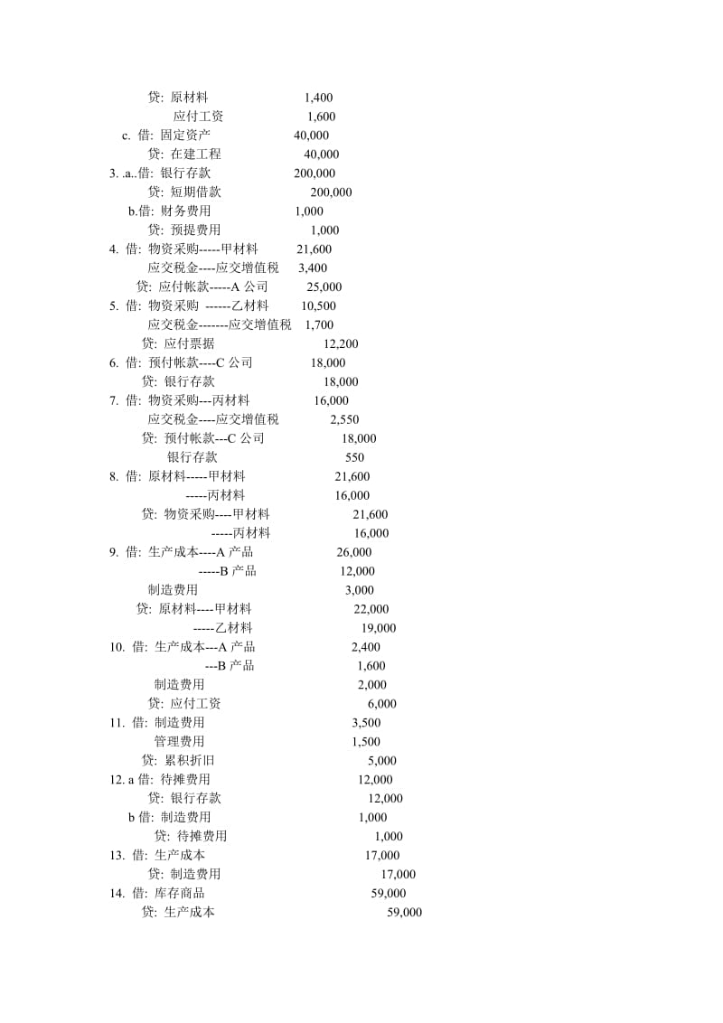 【管理课件】会计学基础试题答案（1--5套).doc_第2页