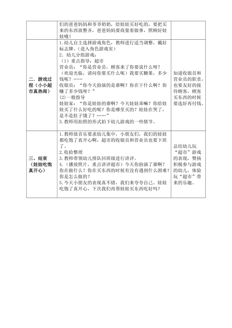 小班角色游戏教案：超市.doc_第2页