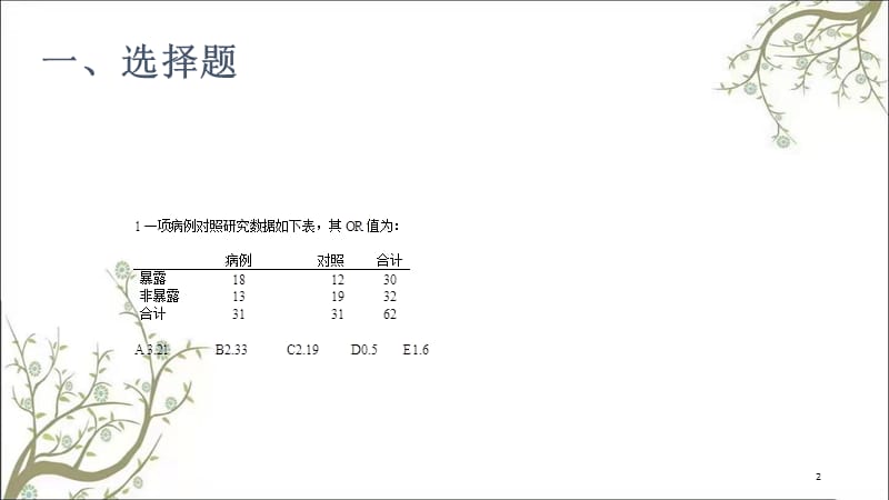 病例对照研究习题课件.ppt_第2页