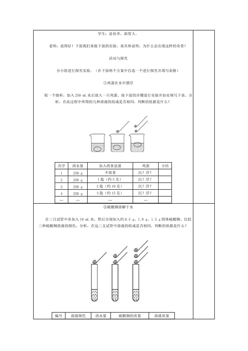 新沪教版九年级化学下册《六章 溶解现象基础实验5 配制一定溶质质量分数的氯化钠溶液》教案_7.doc_第2页