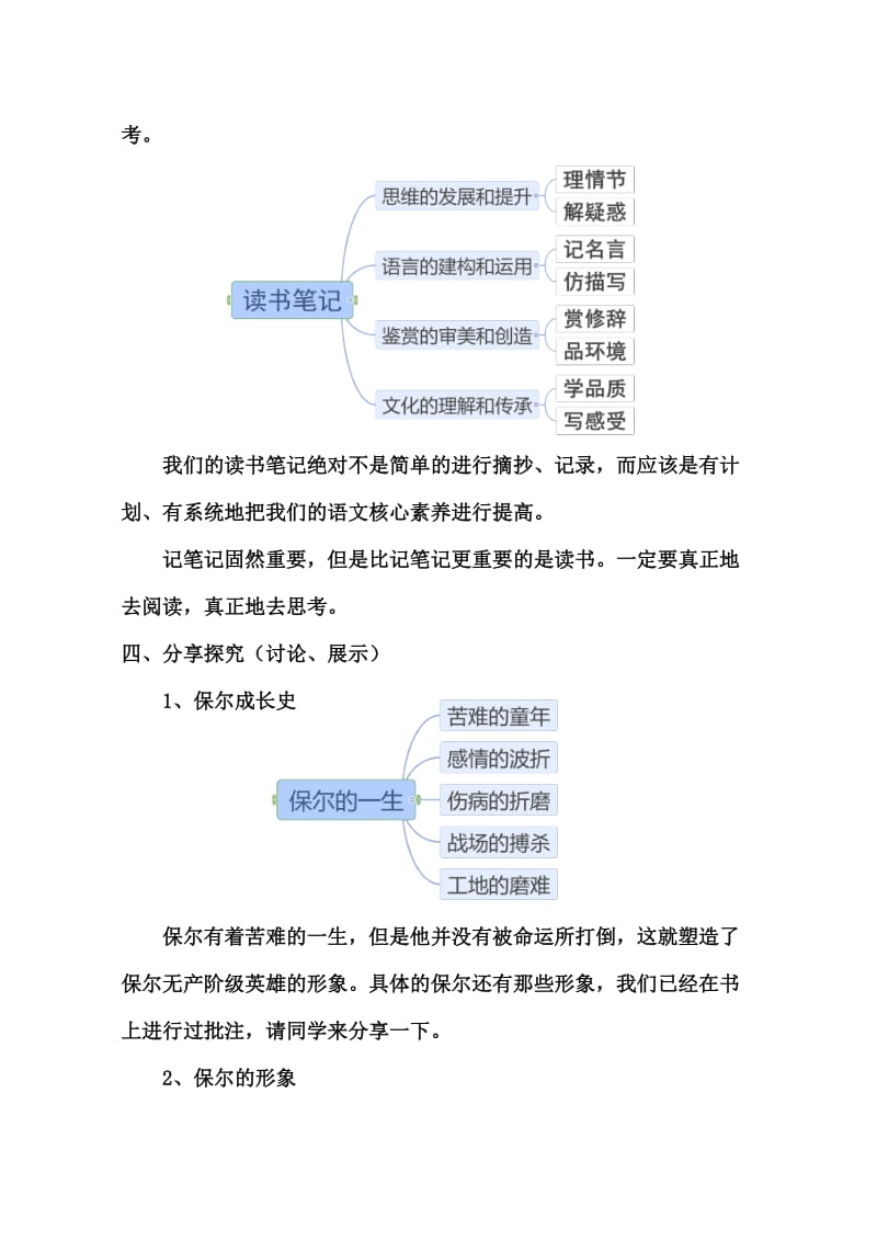 新人教版八年级语文下册《六单元 名著导读《钢铁是怎样炼成的》：摘抄和做笔记》教案_24.docx_第2页