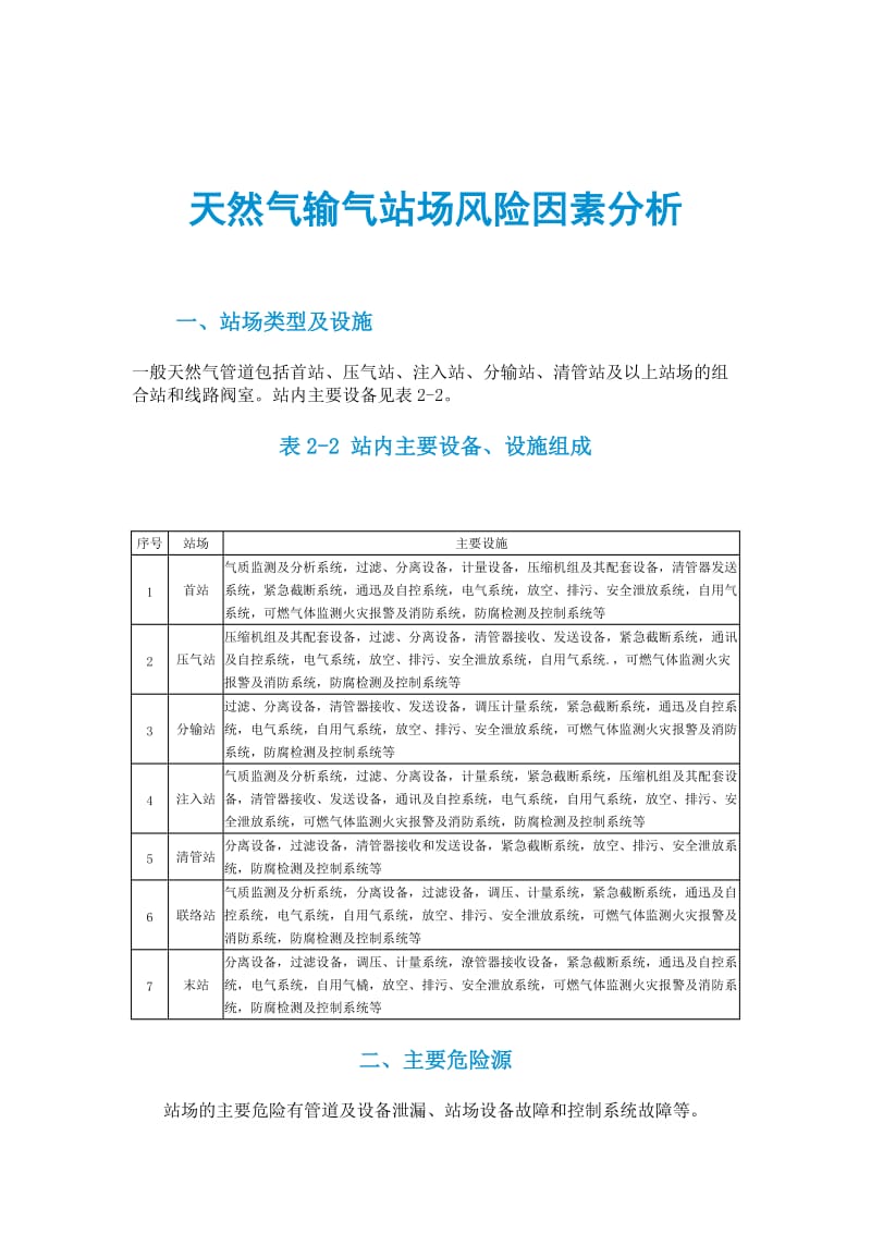 天然气输气站场风险因素分析.doc_第1页