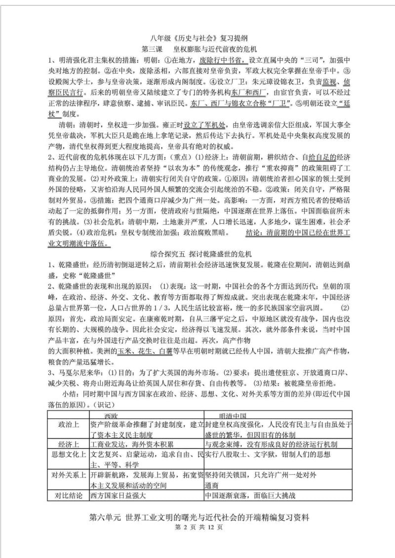 2014年八下社会复习提纲(新教材).doc_第2页