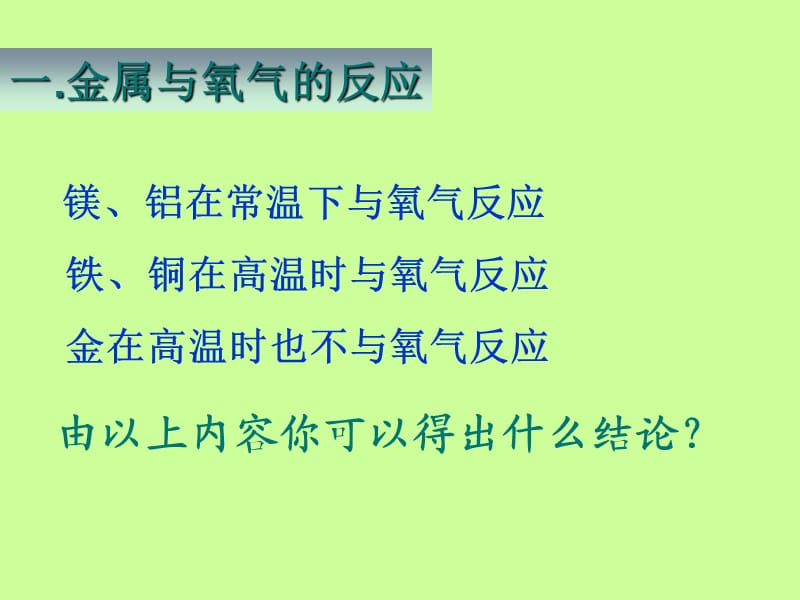 最新人教版九年级化学下册《八单元　金属和金属材料课题2　金属的化学性质》精品课课件_15.ppt_第3页