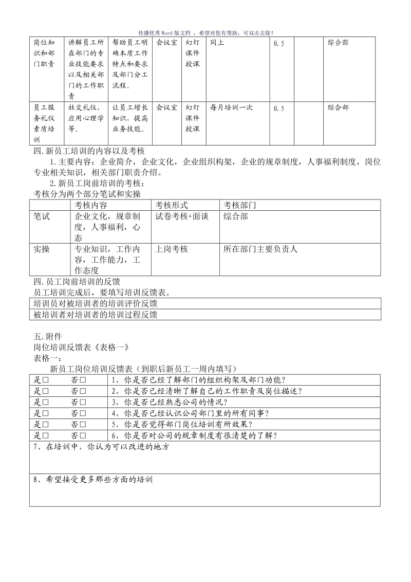 新员工培训流程（参考模板）.doc_第2页