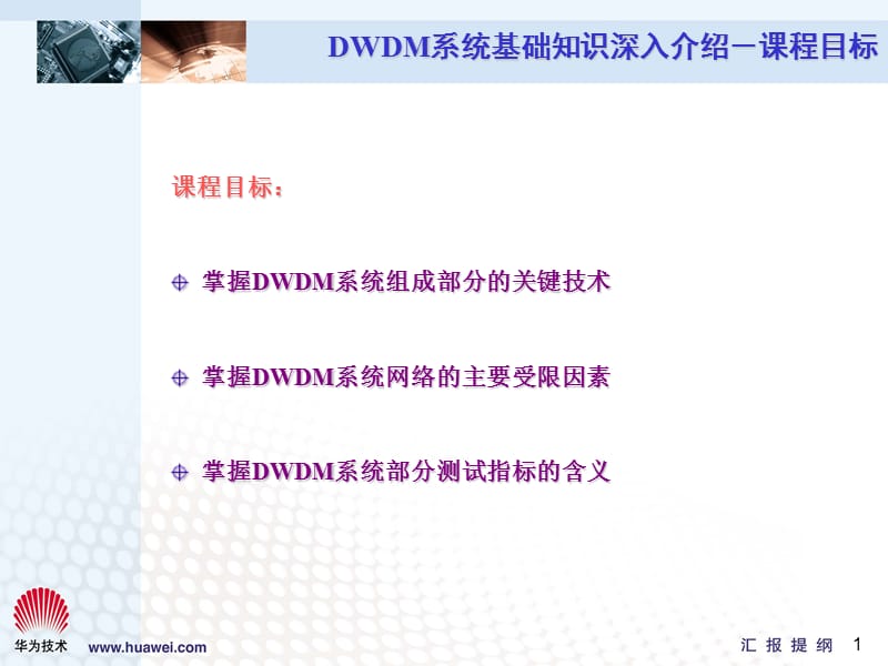 华为——DWDM系统基础知识深入介绍.ppt_第2页