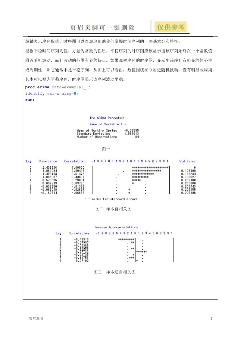 时间序列分析 第三章平稳时间序列分析[章节练习].doc_第2页