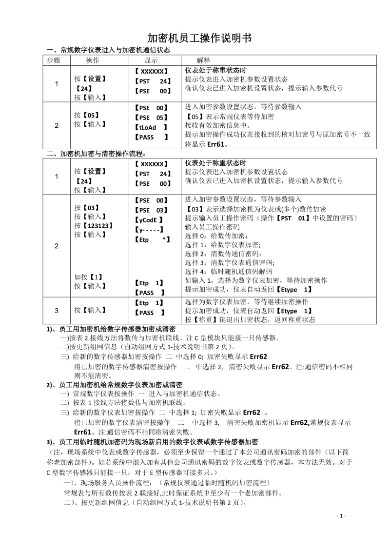 08系列加密机员工操作说明书.doc_第1页