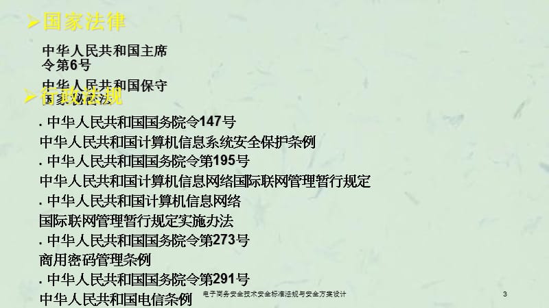 电子商务安全技术安全标准法规与安全方案设计课件.ppt_第3页