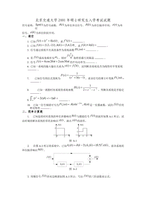 长沙理工大学信号与系统考试试题库b.doc