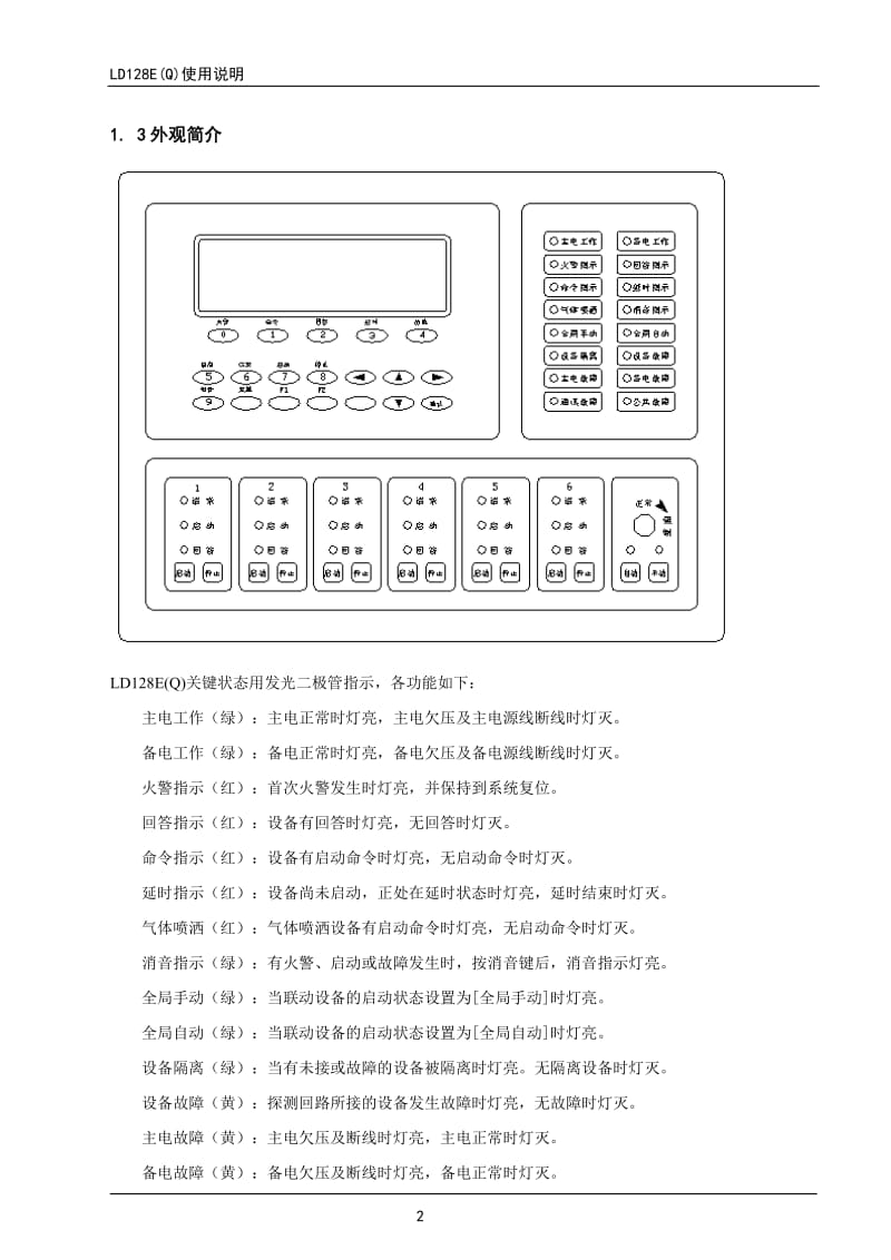 中文火灾报警控制器LD128E(Q)使用说明.doc_第3页