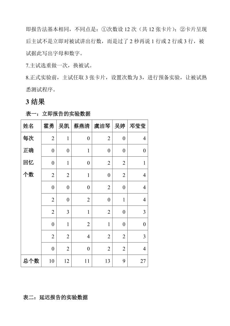 瞬时记忆(心理学实验报告).doc_第3页