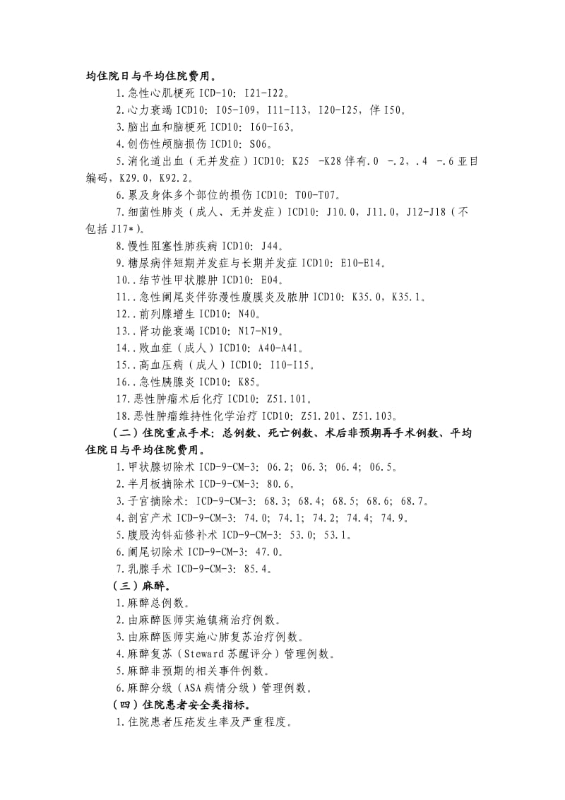 医院运行医疗质量与安全监测指标.docx_第2页