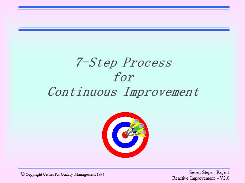 009667 steps for continous improvement.ppt_第1页