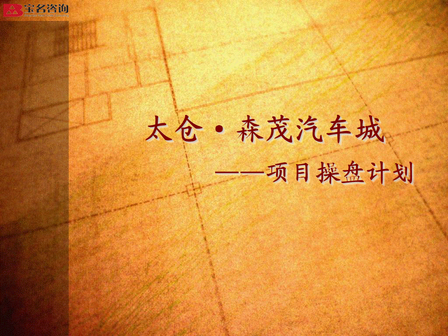 太仓森茂汽车城项目操盘计划方案.ppt_第1页