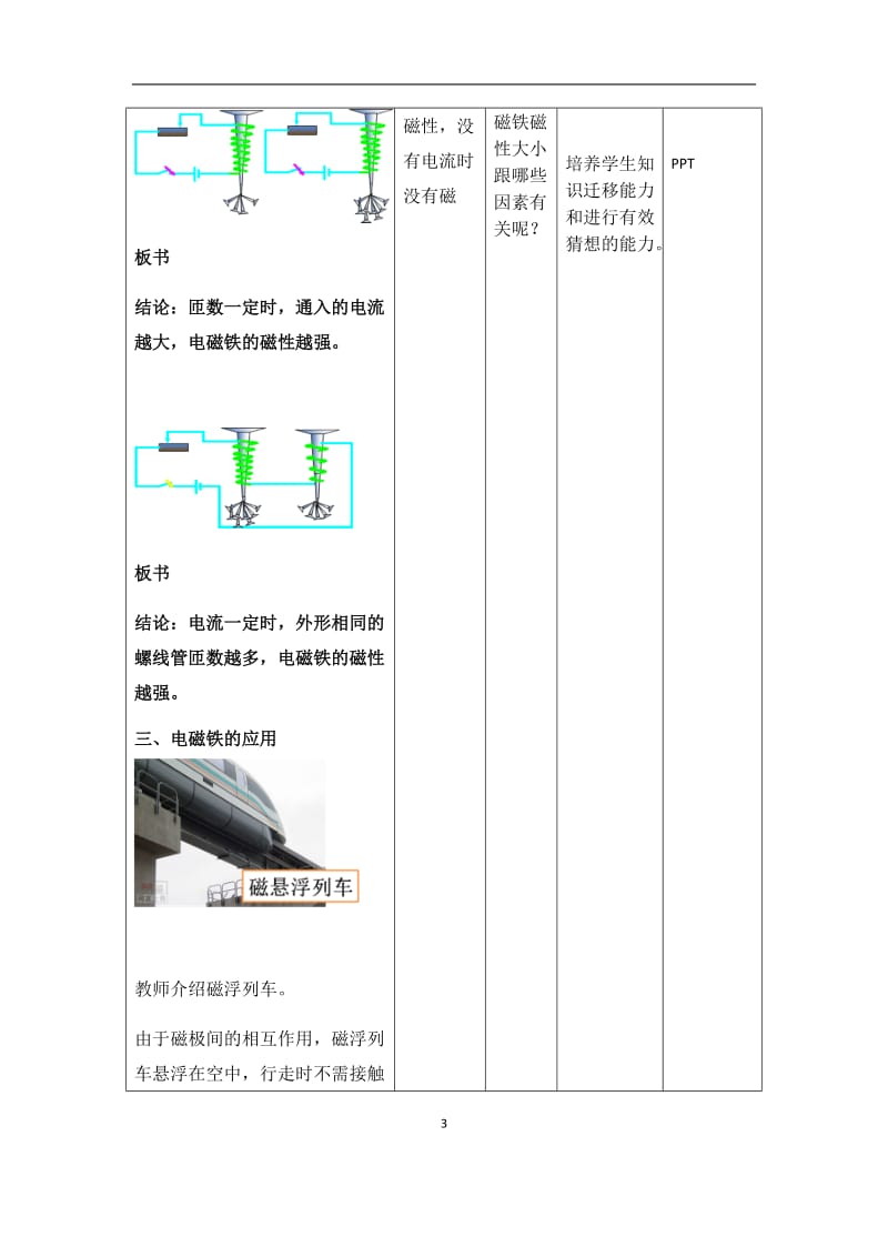 人教版八年级物理下册《功勋卓著的电与磁第九章 电与磁五、电磁继电器 扬声器》教案_2.docx_第3页