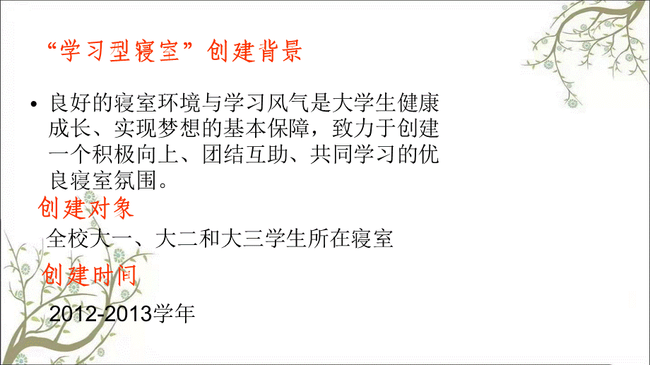 东华大学学习型寝室创建实施方案课件.ppt_第2页