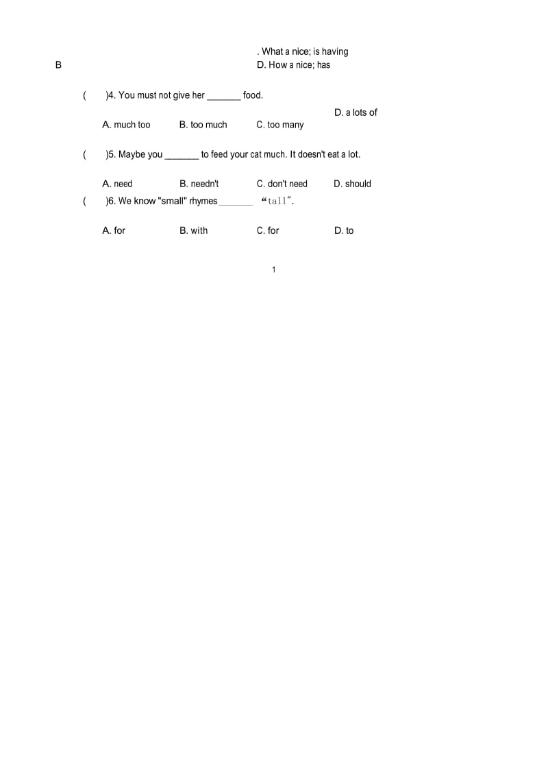 牛津译林版七年级英语下册7B Unit8 ReadingⅠ课时作业(含答案).docx_第2页