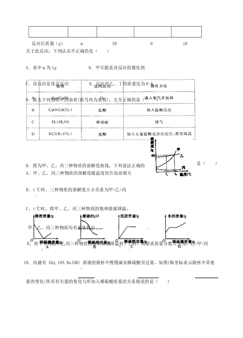 九年级化学第二次月考试题.docx_第3页