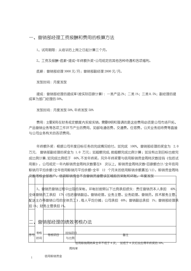 知名制药企业营销人员薪酬费用管理规定.docx_第2页