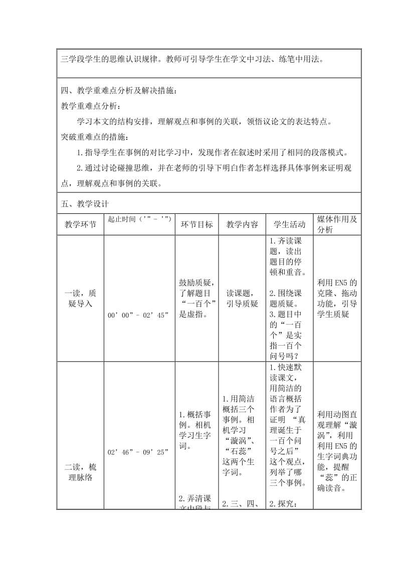 语文人教版六年级下册《真理诞生于一百个问号之后》第一课时.docx_第2页