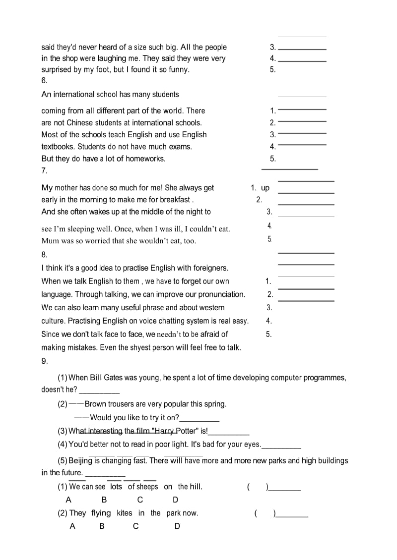 初中英语短文改错专项训练.docx_第3页