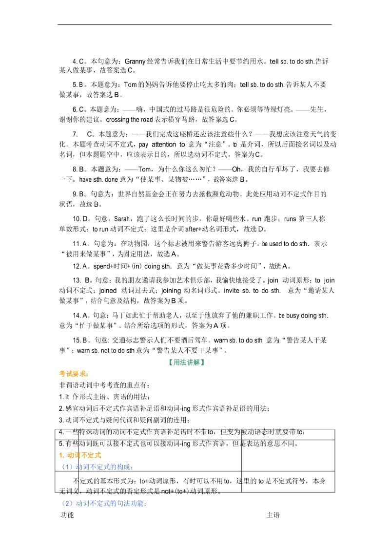 中考英语语法 13.非谓语动词(基础讲解).docx_第3页