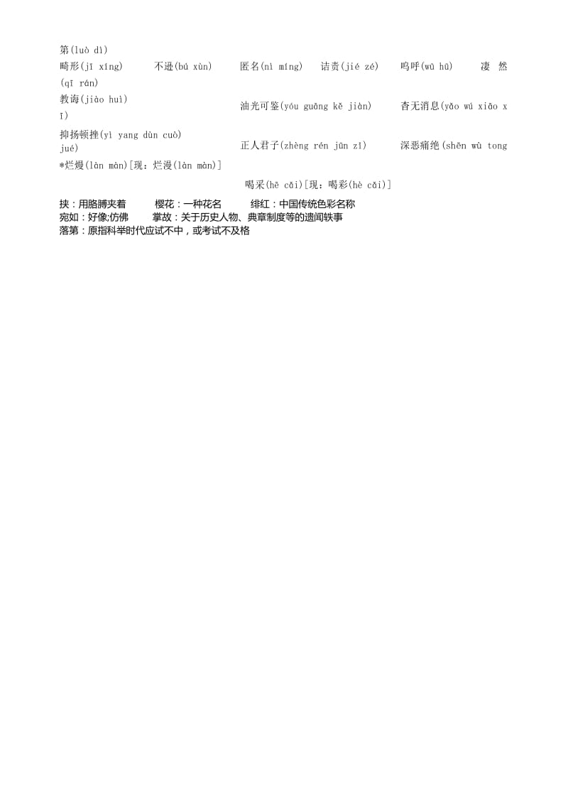 部编人教版语文八级上册生字词注音注释.docx_第2页