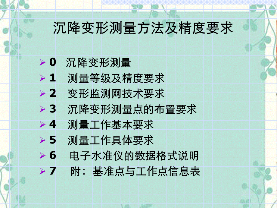 成渝沉降评估测量技术术要求技术交底材料-lai.ppt_第1页