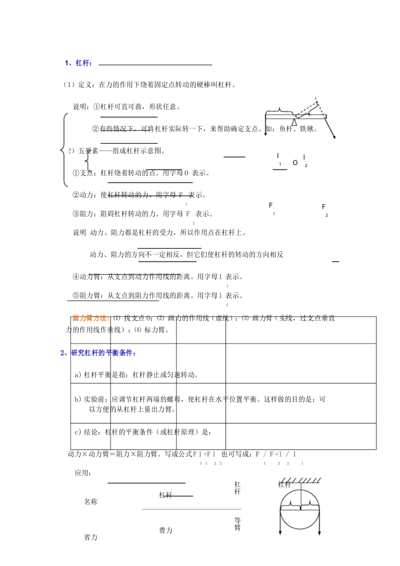 初中物理机械与人知识点.docx_第1页